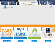 Tablet Screenshot of leapedu.com